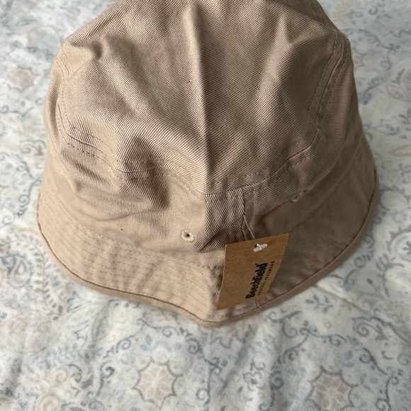 Tan Bucket Hat with Sturdy Canvas and Ventilation - Picture 2 of 8